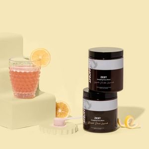 Refreshing Roasted Peach Peach Lemonade